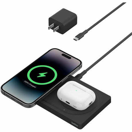 Belkin BoostCharge Pro 2-in-1 Wireless Charging Pad with MagSafe 15W