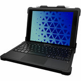 Extreme KeyCase-T w/Smart Connector & Trackpad for iPad 9/8/7 (Non-Detachable) (Black)