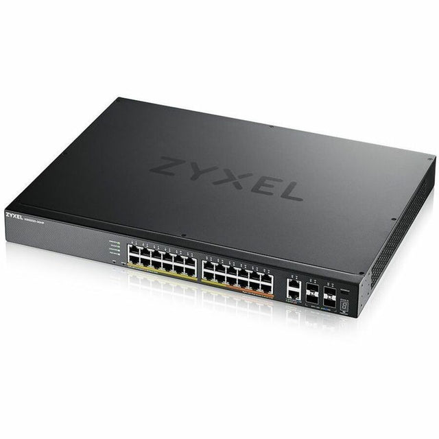 ZYXEL XGS2220-30HP 24-Port Gigabit L3 Managed and Nebula Pro Cloud Managed Switch | 26 PoE+ Ports at 400W with 4 SFP+ 10G Uplinks and 2 10G Ethernet Ports