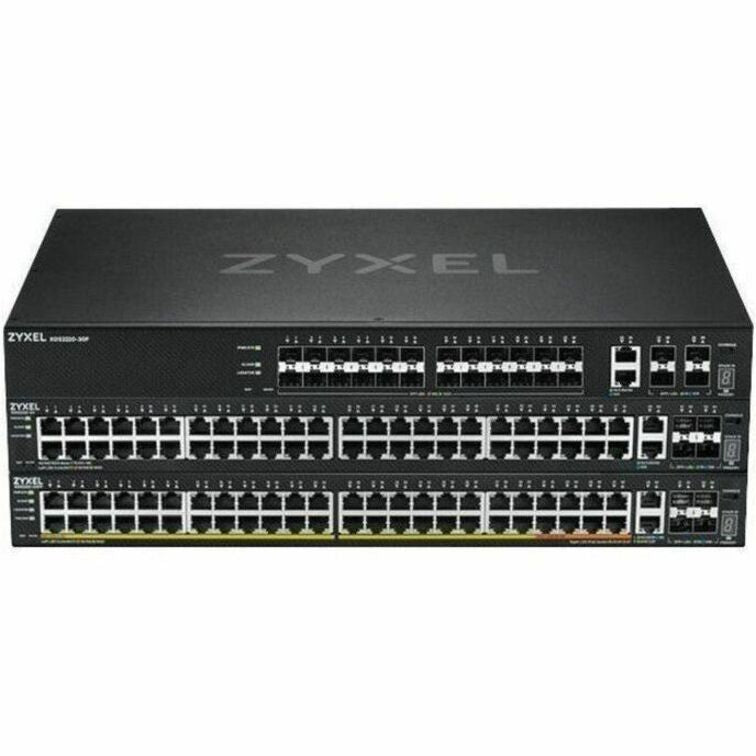 ZYXEL XGS2220-54FP 48-Port Gigabit L3 Managed and Nebula Pro Cloud Managed Switch | 40 PoE+ / 10 PoE++ Ports at 960W with 4 SFP+ 10G Uplinks and 2 10G Ethernet Ports