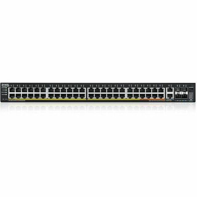ZYXEL XGS2220-54FP 48-Port Gigabit L3 Managed and Nebula Pro Cloud Managed Switch | 40 PoE+ / 10 PoE++ Ports at 960W with 4 SFP+ 10G Uplinks and 2 10G Ethernet Ports