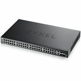 ZYXEL XGS2220-54 48-Port Gigabit L3 Managed and Nebula Pro Cloud Managed Switch with 4 SFP+ 10G Uplinks and 2 10G Ethernet Ports