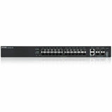 ZYXEL XGS2220-30F 24-Port Gigabit SFP L3 Managed and Nebula Pro Cloud Managed Switch with 4 SFP+ 10G Uplinks and 2 10G Ethernet Ports