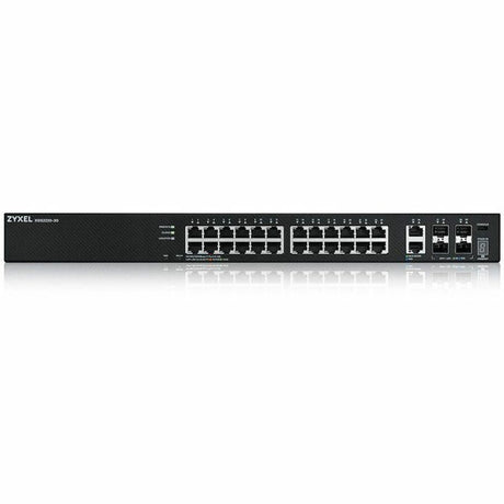 ZYXEL XGS2220-30 24-Port Gigabit L3 Managed and Nebula Pro Cloud Managed Switch with 4 SFP+ 10G Uplinks and 2 10G Ethernet Ports