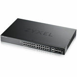 ZYXEL XGS2220-30 24-Port Gigabit L3 Managed and Nebula Pro Cloud Managed Switch with 4 SFP+ 10G Uplinks and 2 10G Ethernet Ports