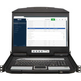 Eaton Tripp Lite Series 1U Rack-Mount Short-Depth HDMI KVM Console with 18.5 in. LCD, TAA