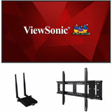 ViewSonic Commercial Display CDE5530-W1 - 4K, 24/7 Operation, Integrated Software and WiFi Adapter - 450 cd/m2 - 55"