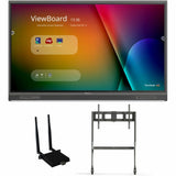 ViewSonic IFP6552-1C 65 Inch 4K Ultra HD Interactive Flat Panel Display with Integrated Microphone and USB-C