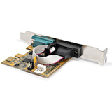 StarTech.com 2-Port PCI Express Serial Card, Dual Port PCIe to RS232 (DB9) Serial Card, 16C1050 UART, COM Retention, Windows & Linux