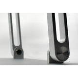 Amer Mounts Aluminum Laptop Stand, Ergonomic Adjustable Notebook Stand, Riser Holder Computer Stand 10-15.6" Laptops Tablets (Silver) AMRNS03