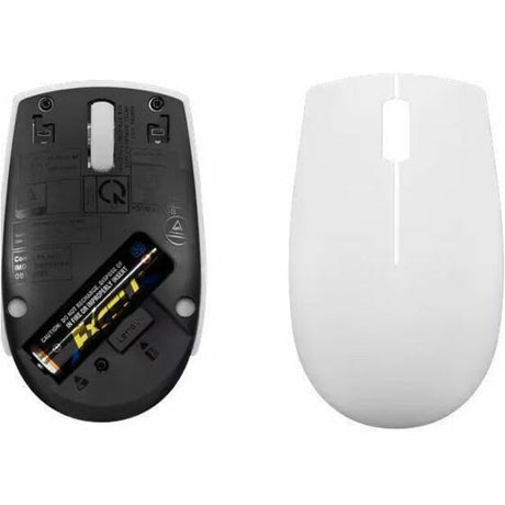 Lenovo 300 Wireless Compact Mouse (Cloud Grey) with Battery