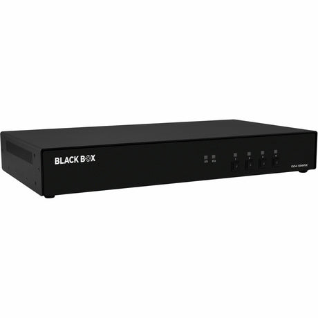 Black Box KVM Switch, NIAP 4.0 Certified - 4-Port, Single-Monitor, FlexPort HDMI/DisplayPort, CAC