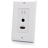 C2G 1-Gang HDMI HDBaseT Wall Plate Transmitter, RS232, IR over Cat Extender