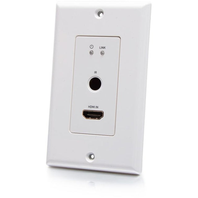 C2G 1-Gang HDMI HDBaseT Wall Plate Transmitter, RS232, IR over Cat Extender