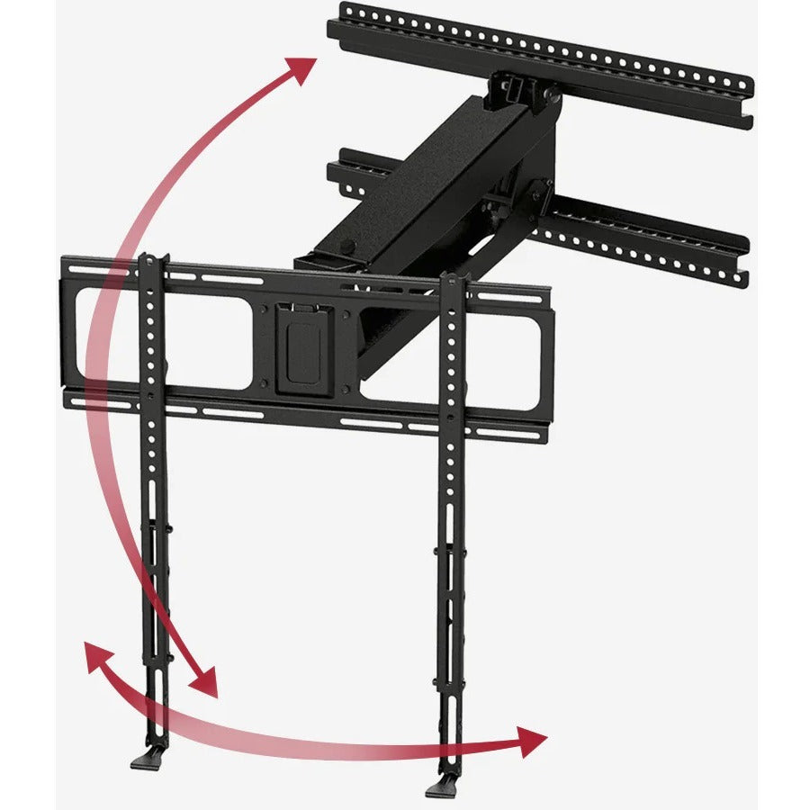 mantlemountpro.com MM340 Wall Mount for TV - Matte Black