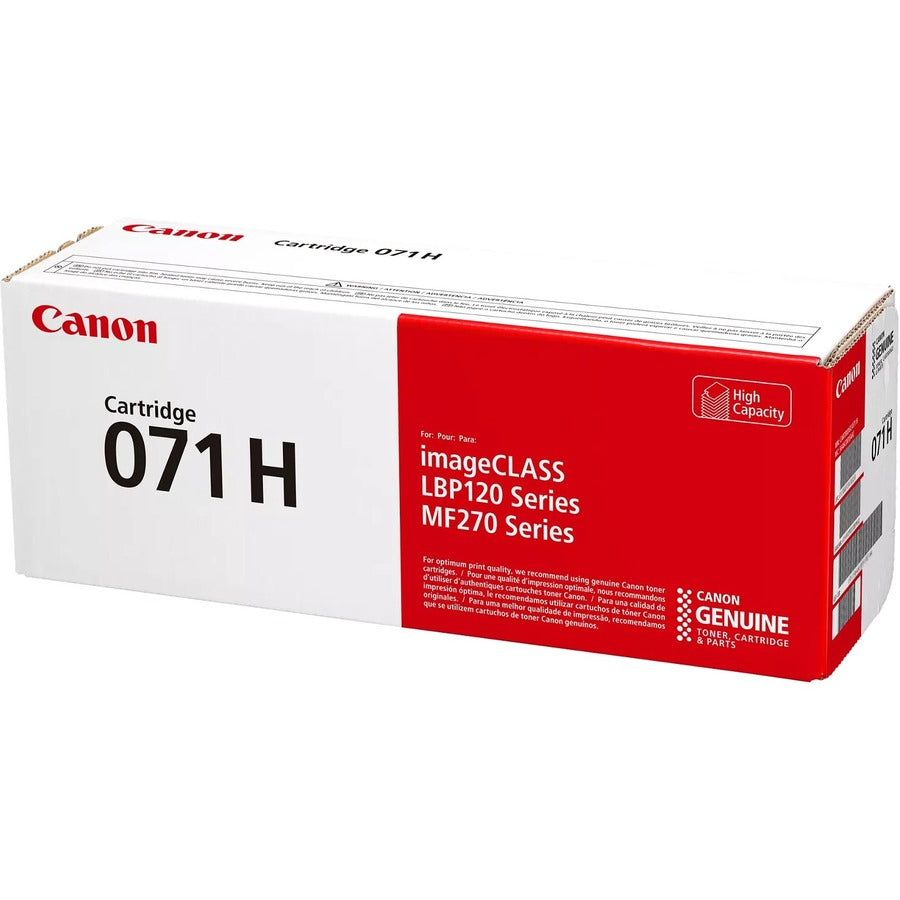 Canon 071H Original High Yield Laser Toner Cartridge - Black - 1 Pack
