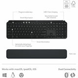 Logitech MX Keys S Combo - Performance Wireless Keyboard and Mouse with Palm Rest, Bluetooth - Black