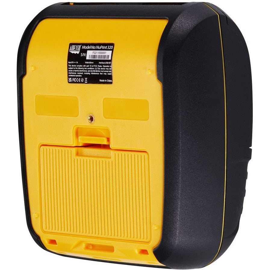 Adesso NuPrint NuPrint 220B Retail, Delivery, Restaurant, Pharmacy, Transportation & Logistic, Parking Ticket Direct Thermal Printer - Monochrome - Receipt Print - Bluetooth - Battery Included - Black