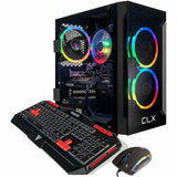 CLX SET TGMSETRXH2519BM Gaming Desktop Computer - AMD Ryzen 7 5700X - 16 GB - 2 TB HDD - 500 GB SSD - Micro Tower - Black