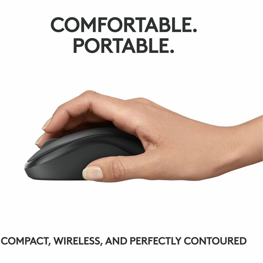 Logitech M240 Silent Bluetooth Mouse, Wireless, Compact, Portable, Smooth Tracking, Graphite