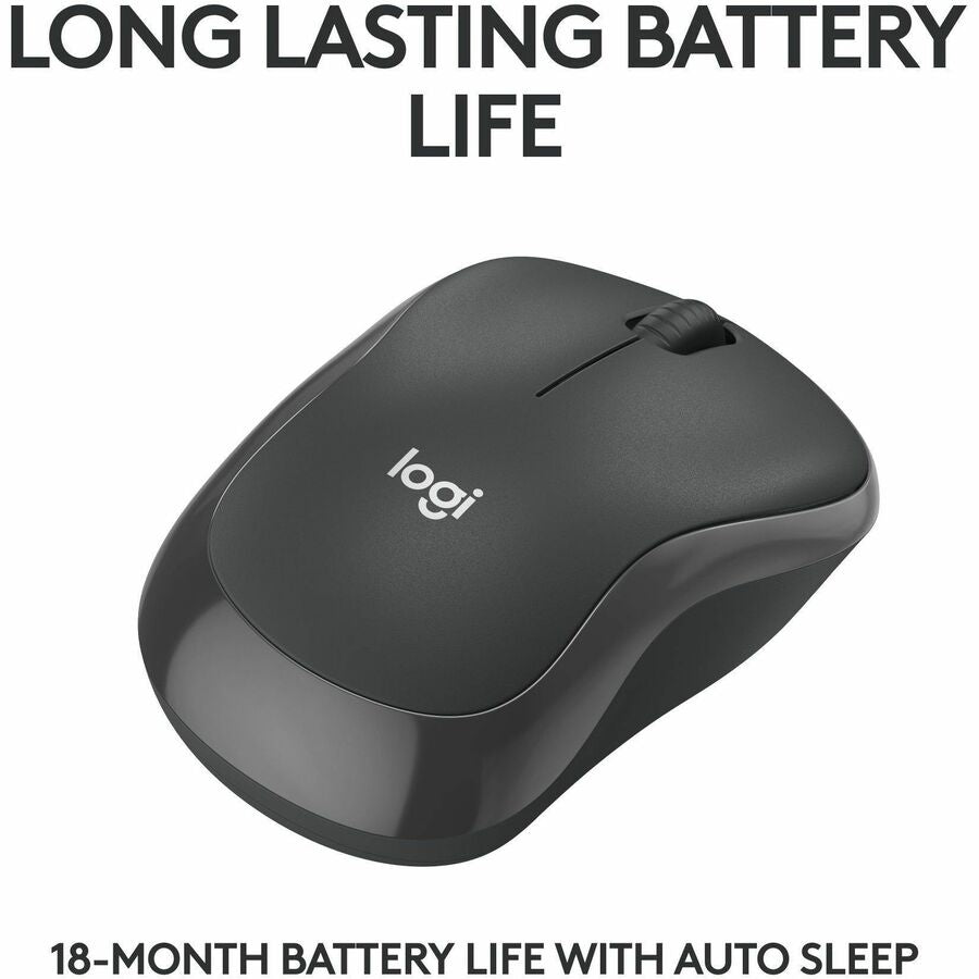 Logitech M240 Silent Bluetooth Mouse, Wireless, Compact, Portable, Smooth Tracking, Graphite