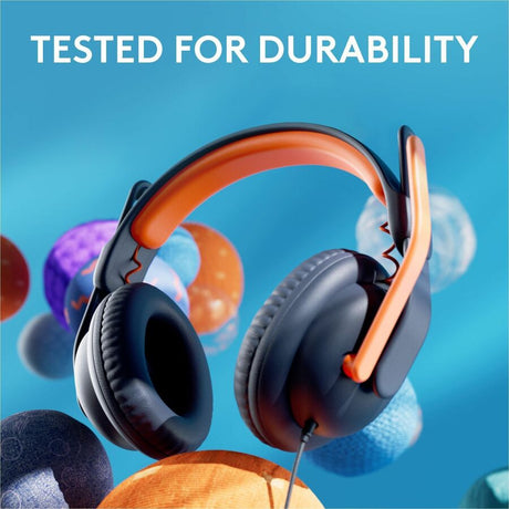 Logitech Zone Learn Wired Headset with Microphone for Learners, Comfortable and Adjustable Fit for Kids, 3.5mm AUX, for Windows/MacOS/iPadOS/Android/Mobile