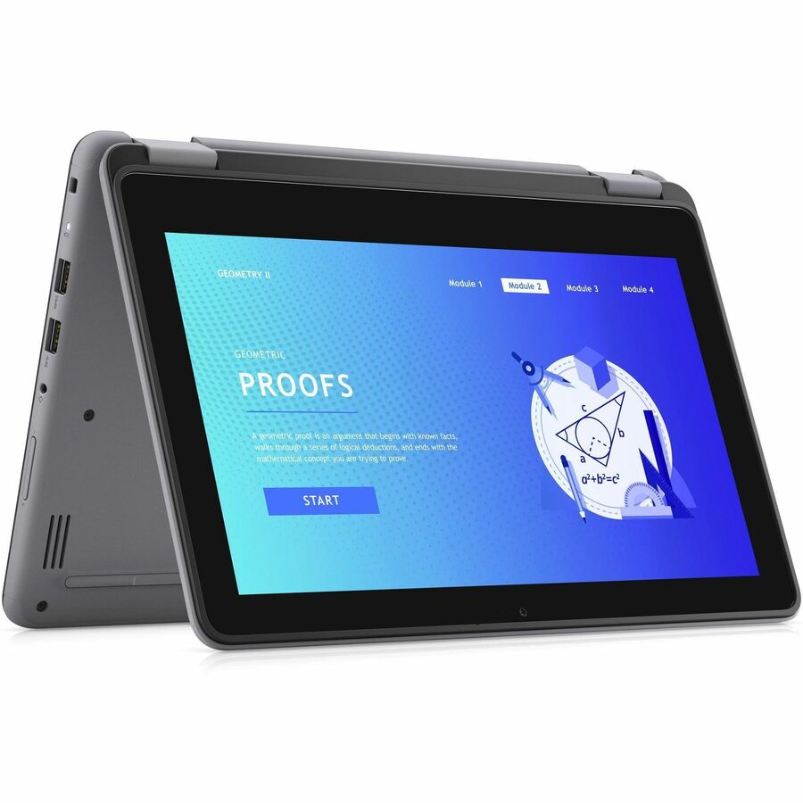 Dell Latitude 3000 3140 11.6" Touchscreen Convertible 2 in 1 Notebook - HD - Intel N100 - 4 GB - 128 GB SSD - English (US) Keyboard