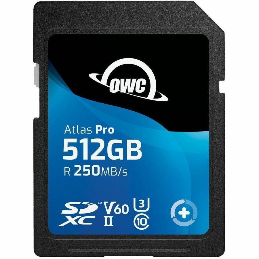 OWC 512GB Atlas Pro SDXC UHS-II V60 Memory Card