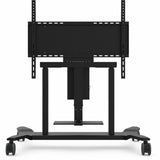 ViewSonic VB-STND-007 Universal Display Cart for 55 to 86 inch screens up to 265 lbs, VESA Pattern Compatible for 400x200 to 900x600mm, Storage Tray, and Lockable Wheels