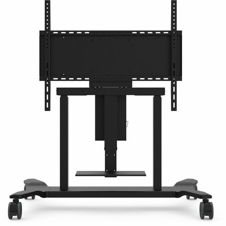 ViewSonic VB-STND-007 Universal Display Cart for 55 to 86 inch screens up to 265 lbs, VESA Pattern Compatible for 400x200 to 900x600mm, Storage Tray, and Lockable Wheels