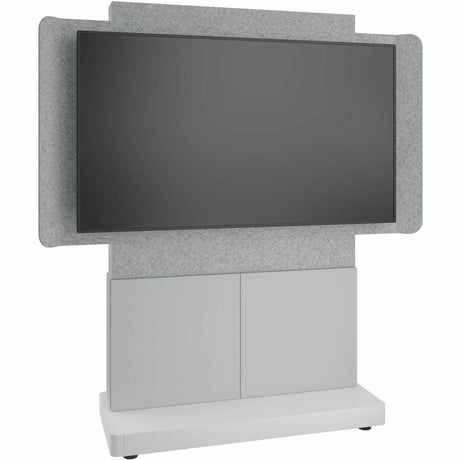 Middle Atlantic Forum Series 4RU Free-Standing 2-Bay Single Display Stand - Light Finish