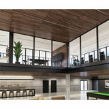 Middle Atlantic Forum 4RU Free-Standing 3-Bay Dual Display Stand - For two 56in to 65in displays - Dark Finish