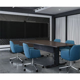 Middle Atlantic Forum Series 4RU Free-Standing 3-Bay Dual Display Stand - Dark Finish