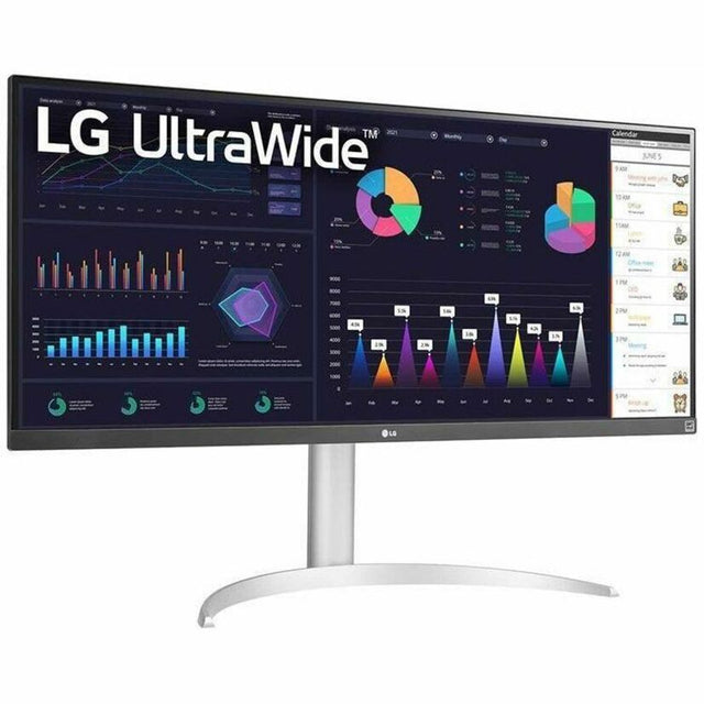 LG Ultrawide 34BQ650-W 34" Class UW-UXGA Gaming LCD Monitor - 21:9 - Textured Black, Textured White