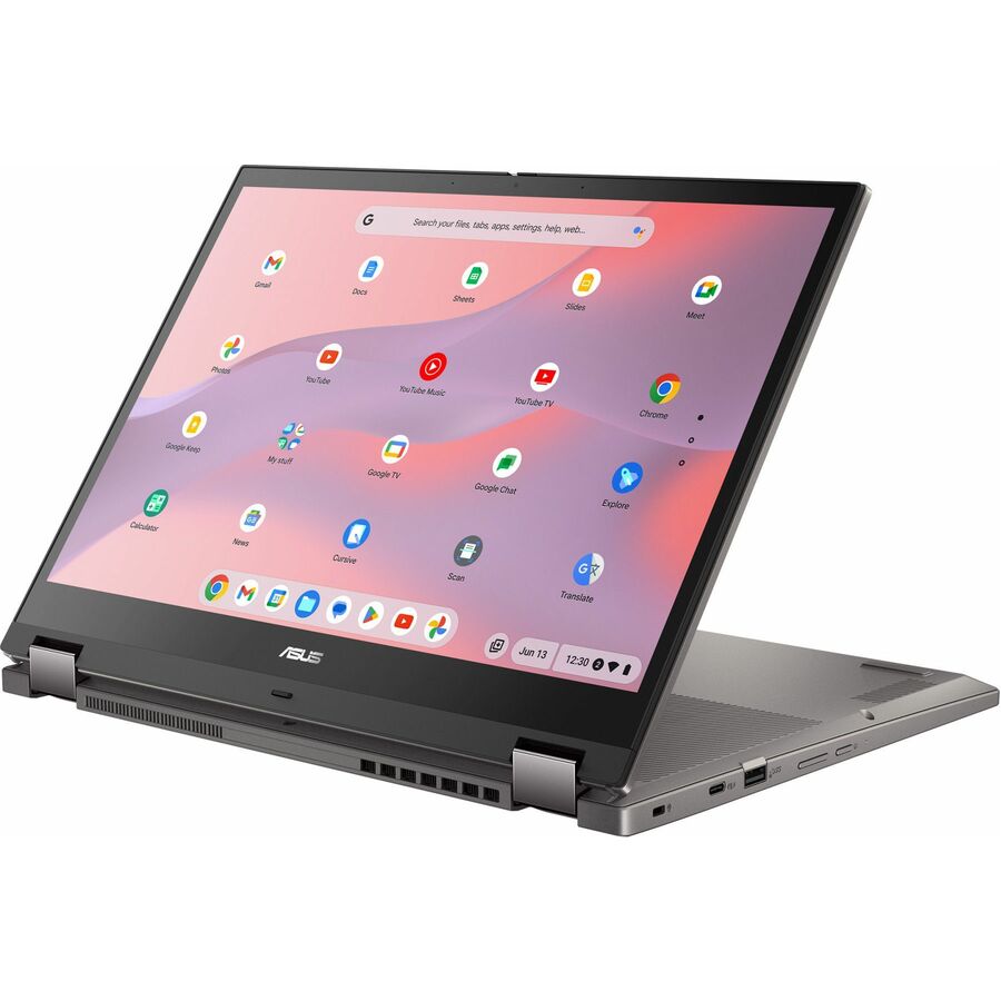 Asus Chromebook Vibe CX34 Flip CX3401 CX3401FBA-GE388T-S 14" Touchscreen Convertible 2 in 1 Chromebook - WUXGA - Intel Core i3 12th Gen i3-1215U - 8 GB - 128 GB SSD - Pearl White