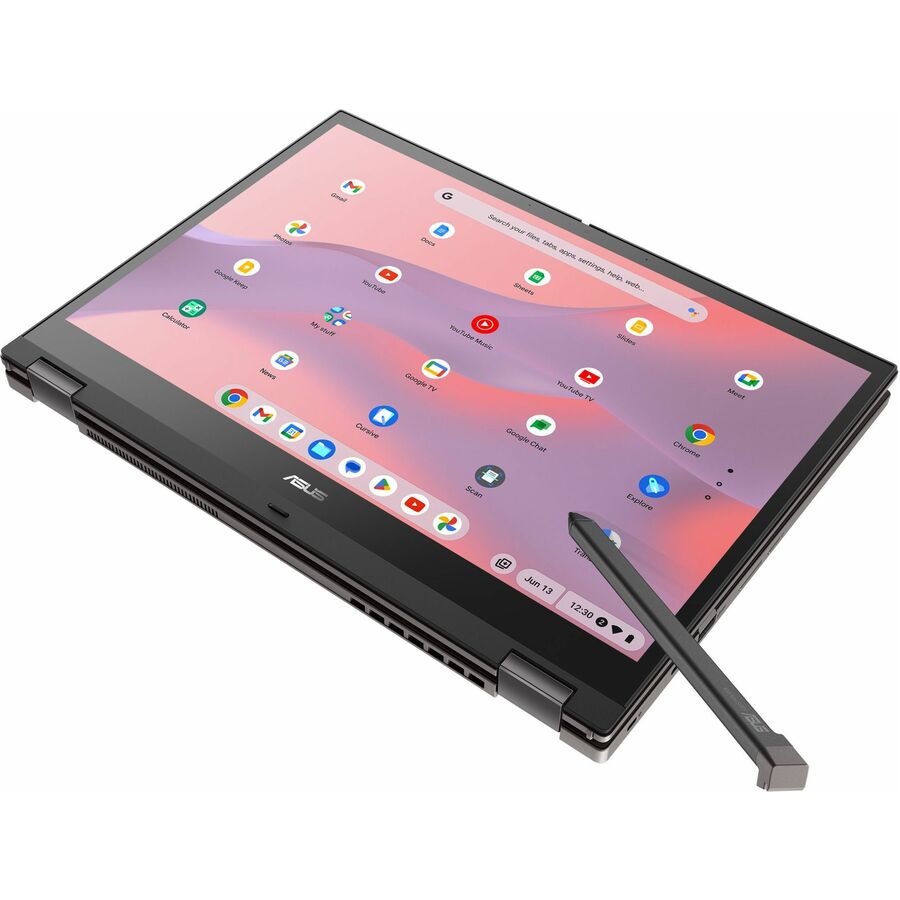 Asus Chromebook Vibe CX34 Flip CX3401 CX3401FBA-GE388T-S 14" Touchscreen Convertible 2 in 1 Chromebook - WUXGA - Intel Core i3 12th Gen i3-1215U - 8 GB - 128 GB SSD - Pearl White