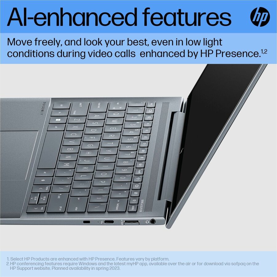 HP 13.5" Touchscreen Notebook - WUXGA+ - Intel Core i7 13th Gen i7-1365U - Intel Evo Platform - 16 GB - 512 GB SSD - English Keyboard - Slate Blue