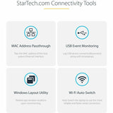 StarTech.com Dual-Laptop USB-C KVM Docking Station, Dual Monitor 4K 60Hz DisplayPort KVM Dock, 5x USB Hub, GbE, 90W/45W PD, Windows/Mac