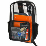 Higher Ground Safe N' Clear Carrying Case (Backpack) for 14" to 15" Accessories, Notebook - Clear