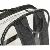 Higher Ground Safe N' Clear Carrying Case (Backpack) for 14" to 15" Accessories, Notebook - Clear