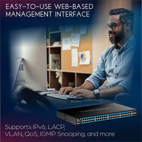 52 Port Gig Web Smart Switch