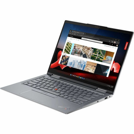 Lenovo ThinkPad X1 Yoga Gen 8 21HQ0076US 14" Touchscreen 2 in 1 Notebook - WQUXGA - Intel Core i7 13th Gen i7-1365U - vPro Technology - Intel Evo Platform - 16 GB - 512 GB SSD - English Keyboard - Storm Gray