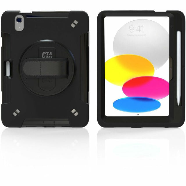 CTA Protective Case with Built-in 360&deg; Rotatable Grip Kickstand for iPad 10th Generation 10.9" Tablet