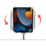 CTA Digital Heavy-Duty Medical Mobile Floor Stand for 7-13 Inch Tablets (White)