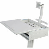 Eaton Tripp Lite Series Mobile Workstation with Monitor Arm, Casters, Locking Drawer, TAA