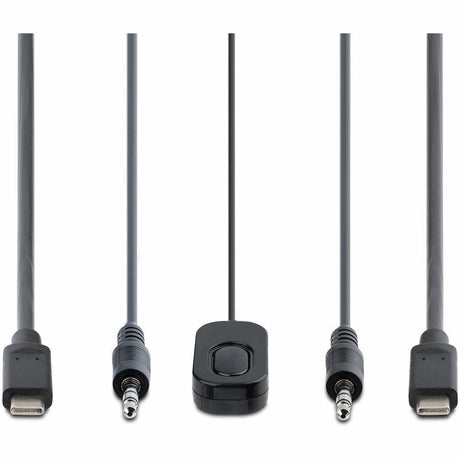 StarTech.com 2-Port USB-C Cable KVM Switch, 4K 60Hz DisplayPort Output, Compact KVM with 4ft/1.2m Integrated Host Cables, Bus Powered