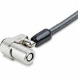 StarTech.com Laptop Cable Lock 6Ft Compatible w/ Noble Wedge&reg;, Anti-Theft Keyed Lock, Security Cable Lock, Steel Cable Lock For Laptop