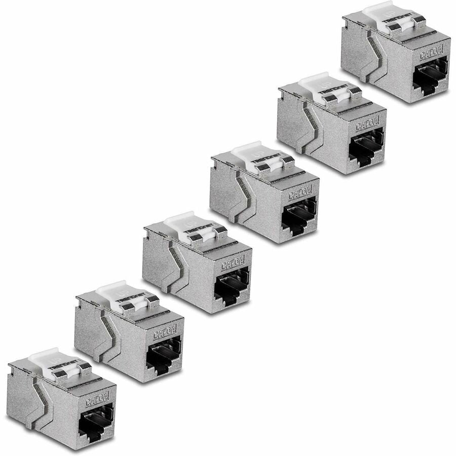 TRENDnet Cat6A RJ-45 Keystone Inline Coupler (6-Pack)