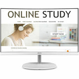 MSI Pro Pro MP241CAW 24" Class Full HD Curved Screen LED Monitor - 16:9 - Matt White