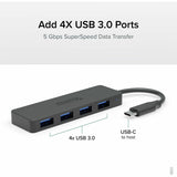 PLUGABLE USB-C 4-PORT HUB